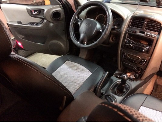 Авточехлы на Hyundai Santa Fe Classic