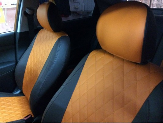 Авточехлы на Hyundai Solaris 2