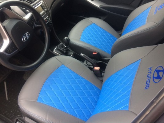 Авточехлы на Hyundai Solaris