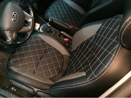 Каркасные авточехлы на KIA Rio 3