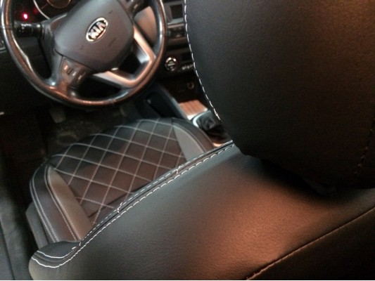 Каркасные авточехлы на KIA Rio 3