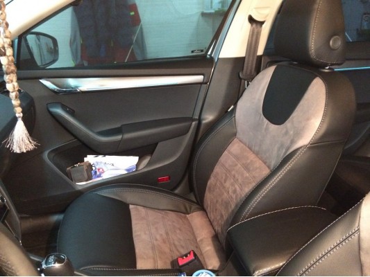 Каркасные авточехлы на Skoda Octavia A7 FL